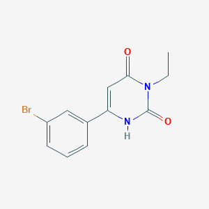 6-(3-Bromophenyl)-3-ethyl-1,2,3,4-tetrahydropyrimidine-2,4-dione