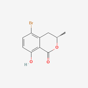 molecular formula C10H9BrO3 B14904332 (S)-5-Bromo-8-hydroxy-3-methylisochroman-1-one 