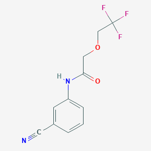 N-(3-cyanophenyl)-2-(2,2,2-trifluoroethoxy)acetamide