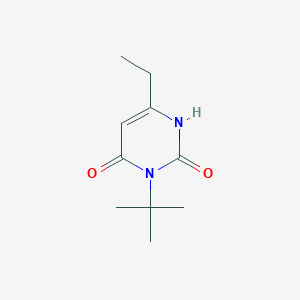 3-Tert-butyl-6-ethyl-1,2,3,4-tetrahydropyrimidine-2,4-dione