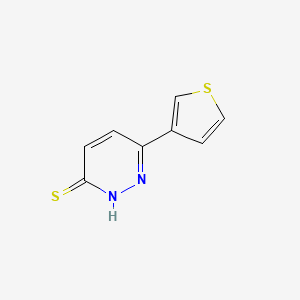 6-(Thiophen-3-yl)pyridazine-3-thiol