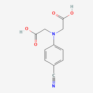 molecular formula C11H10N2O4 B14904362 2,2'-((4-Cyanophenyl)azanediyl)diacetic acid 