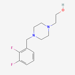 molecular formula C13H18F2N2O B14904381 2-(4-(2,3-Difluorobenzyl)piperazin-1-yl)ethan-1-ol 