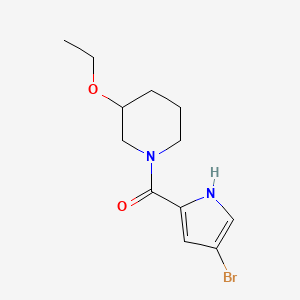 (4-Bromo-1h-pyrrol-2-yl)(3-ethoxypiperidin-1-yl)methanone