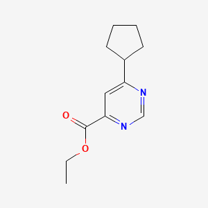 Ethyl 6-cyclopentylpyrimidine-4-carboxylate