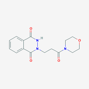 2-[3-(Morpholin-4-yl)-3-oxopropyl]-2,3-dihydrophthalazine-1,4-dione