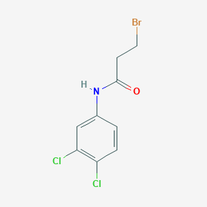 3-bromo-N-(3,4-dichlorophenyl)propanamide