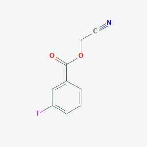 molecular formula C9H6INO2 B14904440 Cyanomethyl 3-iodobenzoate 