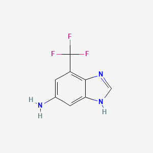 7-(Trifluoromethyl)-1H-benzo[d]imidazol-5-amine