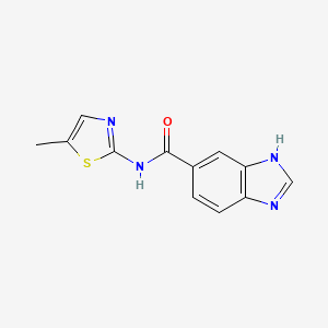 n-(5-Methylthiazol-2-yl)-1h-benzo[d]imidazole-5-carboxamide