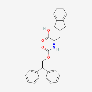 molecular formula C27H25NO4 B14904510 Fmoc-3-(2,3-dihydro-1H-indene-2-yl)-Alanine 