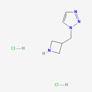 1-[(azetidin-3-yl)methyl]-1H-1,2,3-triazole dihydrochloride