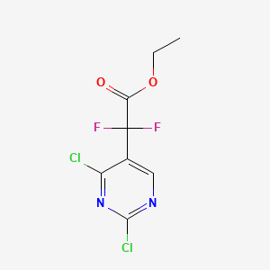 Ethyl 2-(2,4-dichloropyrimidin-5-yl)-2,2-difluoroacetate