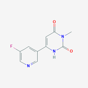 6-(5-Fluoropyridin-3-yl)-3-methyl-1,2,3,4-tetrahydropyrimidine-2,4-dione