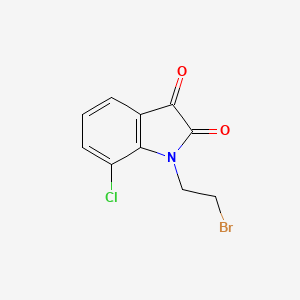 molecular formula C10H7BrClNO2 B14904547 1-(2-bromoethyl)-7-chloro-1H-indole-2,3-dione 