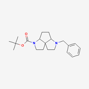 tert-butyl 9-benzyl-4,9-diazatricyclo[6.3.0.01,5]undecane-4-carboxylate