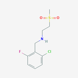 n-(2-Chloro-6-fluorobenzyl)-2-(methylsulfonyl)ethan-1-amine