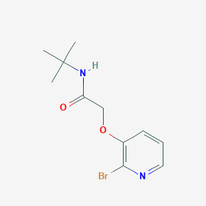 2-((2-Bromopyridin-3-yl)oxy)-N-(tert-butyl)acetamide