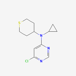 6-chloro-N-cyclopropyl-N-(thian-4-yl)pyrimidin-4-amine
