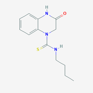 molecular formula C13H17N3OS B14904639 n-Butyl-3-oxo-3,4-dihydroquinoxaline-1(2h)-carbothioamide 