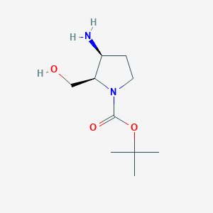 (2R,3S)-tert-Butyl 3-amino-2-(hydroxymethyl)pyrrolidine-1-carboxylate