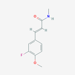 3-(3-Fluoro-4-methoxyphenyl)-N-methylacrylamide