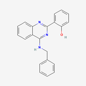 (6E)-6-[4-(benzylamino)-1H-quinazolin-2-ylidene]cyclohexa-2,4-dien-1-one