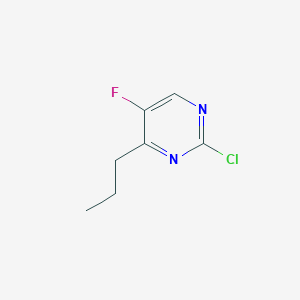 molecular formula C7H8ClFN2 B1490473 2-Chloro-5-fluoro-4-propylpyrimidine CAS No. 2167949-51-9