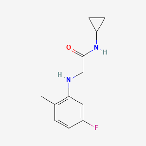 n-Cyclopropyl-2-((5-fluoro-2-methylphenyl)amino)acetamide