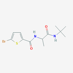 5-Bromo-N-(1-(tert-butylamino)-1-oxopropan-2-yl)thiophene-2-carboxamide