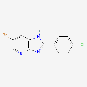 6-bromo-2-(4-chlorophenyl)-1H-imidazo[4,5-b]pyridine