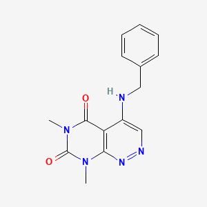 4-(benzylamino)-6,8-dimethylpyrimido[4,5-c]pyridazine-5,7(6H,8H)-dione