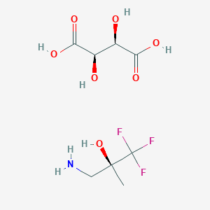 (S)-3-Amino-1,1,1-trifluoro-2-methylpropan-2-ol (2R,3R)-2,3-dihydroxysuccinate