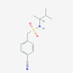 1-(4-cyanophenyl)-N-(3-methylbutan-2-yl)methanesulfonamide