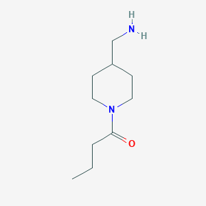 molecular formula C10H20N2O B1490487 1-(4-(Aminomethyl)piperidin-1-yl)butan-1-one CAS No. 1018285-90-9