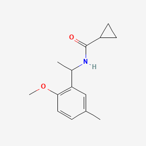 n-(1-(2-Methoxy-5-methylphenyl)ethyl)cyclopropanecarboxamide