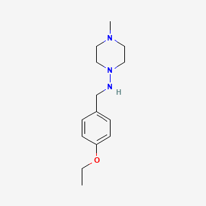 n-(4-Ethoxybenzyl)-4-methylpiperazin-1-amine