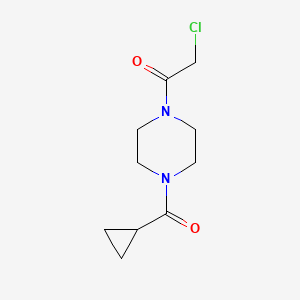 2-Chloro-1-(4-cyclopropanecarbonylpiperazin-1-yl)ethan-1-one