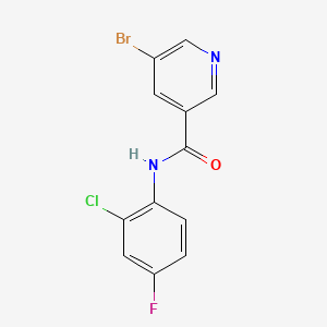 molecular formula C12H7BrClFN2O B14904882 5-Bromo-N-(2-chloro-4-fluorophenyl)nicotinamide 