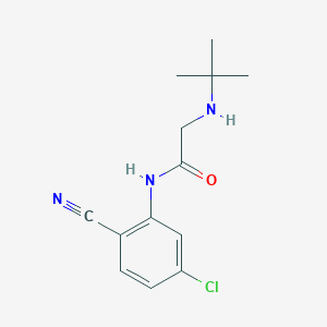 2-(tert-butylamino)-N-(5-chloro-2-cyanophenyl)acetamide