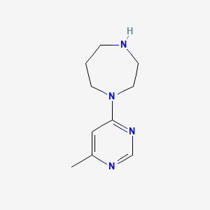 molecular formula C10H16N4 B1490490 1-(6-Methylpyrimidin-4-yl)-1,4-diazepane CAS No. 1092286-16-2