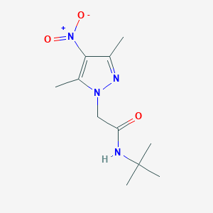 n-(Tert-butyl)-2-(3,5-dimethyl-4-nitro-1h-pyrazol-1-yl)acetamide