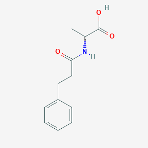 (2R)-2-(3-phenylpropanamido)propanoic acid