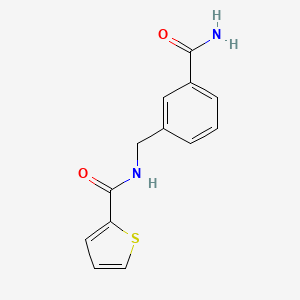 molecular formula C13H12N2O2S B14904924 n-(3-Carbamoylbenzyl)thiophene-2-carboxamide 