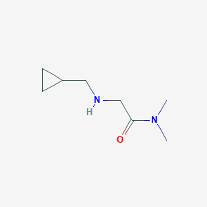 molecular formula C8H16N2O B1490495 2-[(cyclopropylmethyl)amino]-N,N-dimethylacetamide CAS No. 1021038-48-1