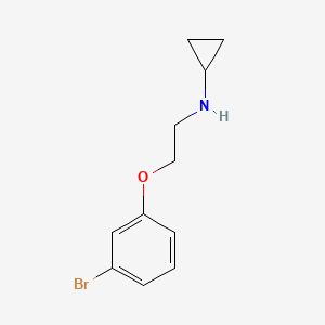 N-(2-(3-bromophenoxy)ethyl)cyclopropanamine