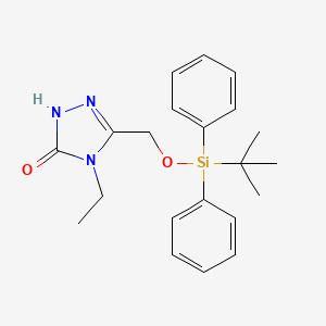 3-(((tert-Butyldiphenylsilyl)oxy)methyl)-4-ethyl-1H-1,2,4-triazol-5(4H)-one