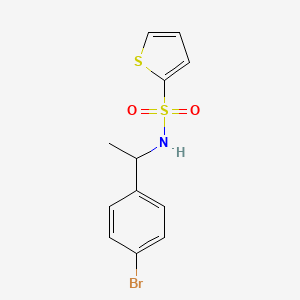 n-(1-(4-Bromophenyl)ethyl)thiophene-2-sulfonamide