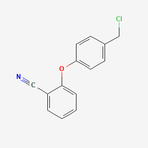 2-[4-(Chloromethyl)phenoxy]benzonitrile
