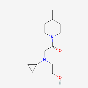 2-(Cyclopropyl(2-hydroxyethyl)amino)-1-(4-methylpiperidin-1-yl)ethan-1-one